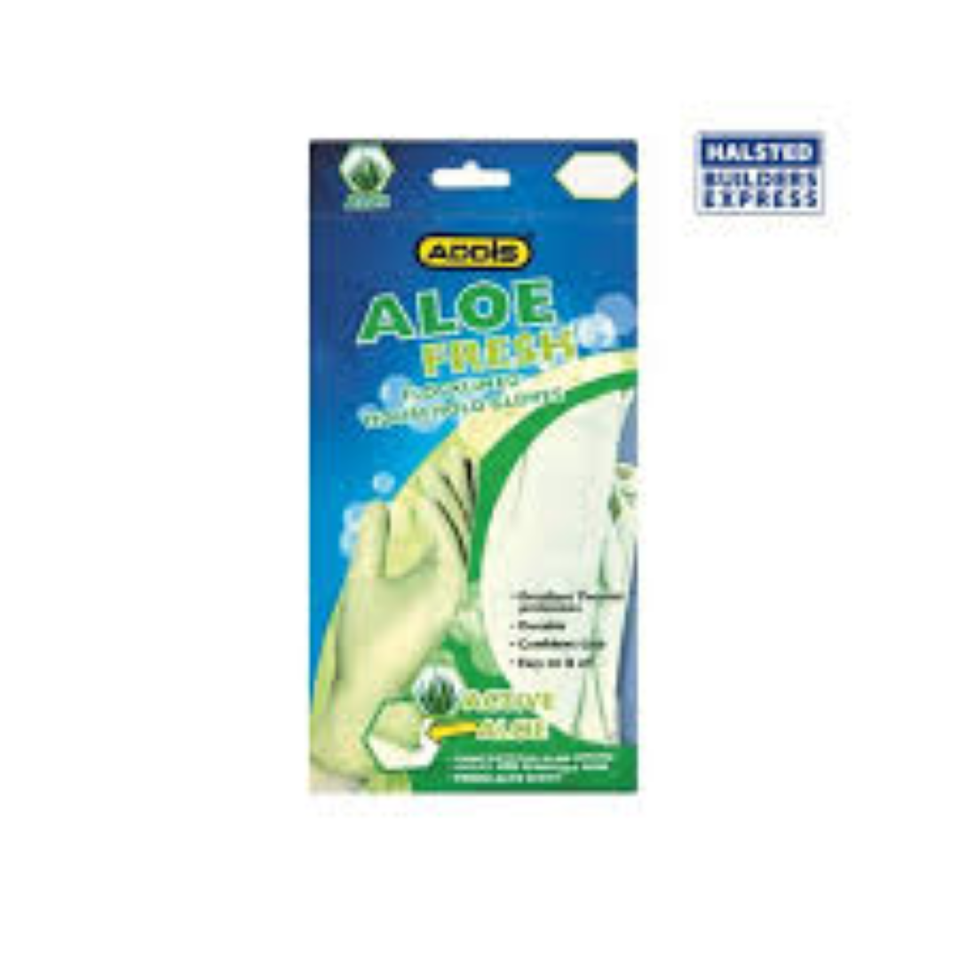 ADDIS HOUSEHOLD GLOVES ALOE VERA LRG 7406